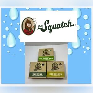 3 Bars of Dr Squatch men’s soap